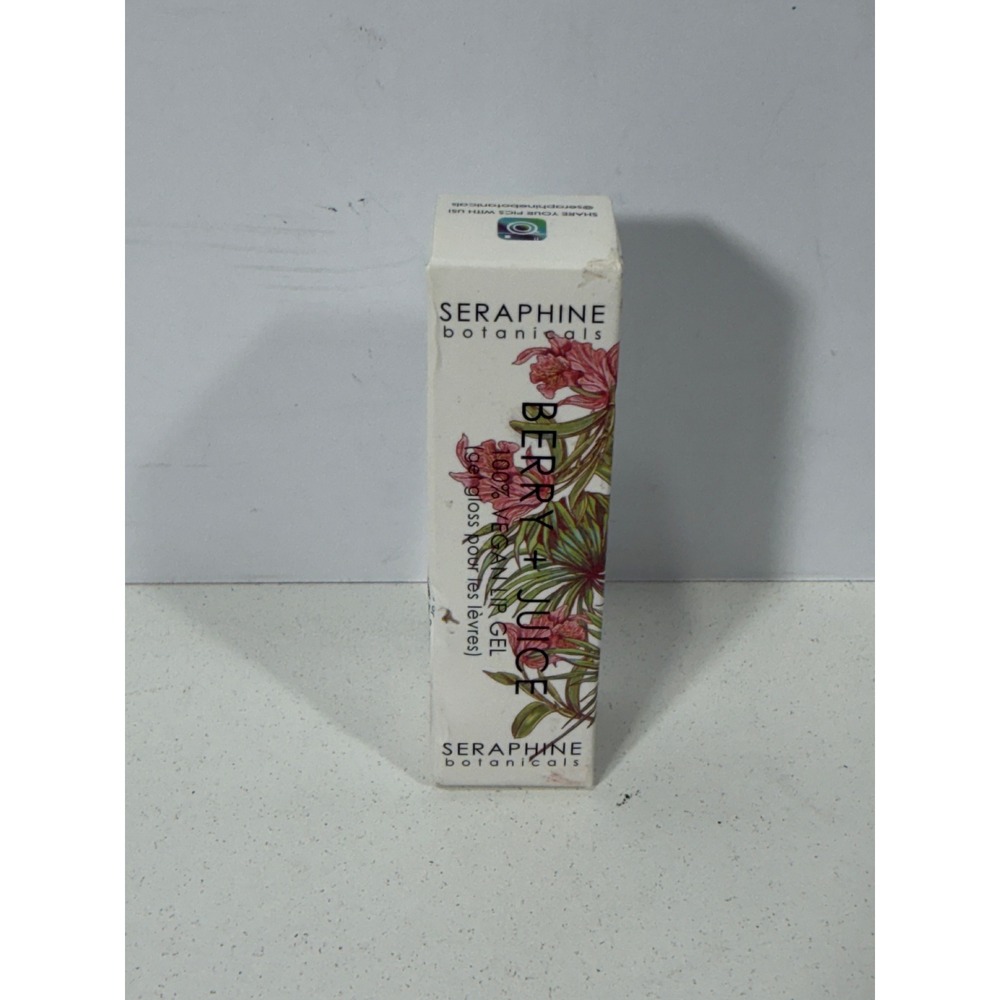 Seraphine Botanicals Berry + Juice 100% Vegan Lip Gel Cherry Compote 6mL NEW